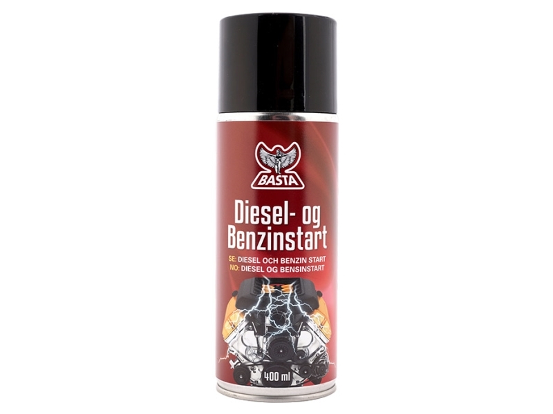 Basta Diesel og Benzin-start 400 ml.