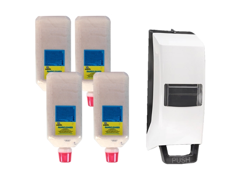 Bardahl Håndrens 4L - 4 stk. Incl. Dispenser | Bilvård & Biltillbehör - Garage utrustning - Handrengöring | GameStuff