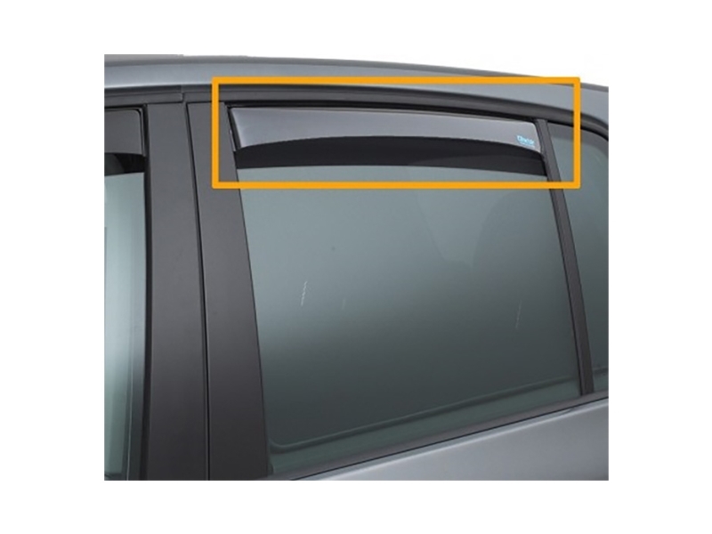 Climair vindafviser til bagrude Dacia Duster 5-dr 2017-