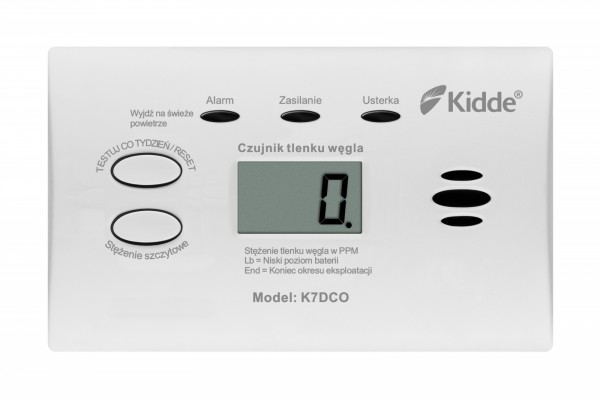 Kohlenmonoxiddetektor Mit Lcd-Anzeige K7dco Kidde