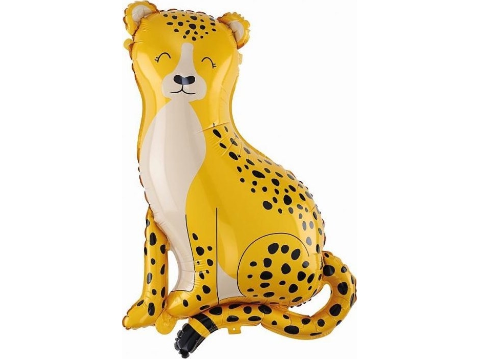 Partydeco Leopard Folienballon 49X72cm