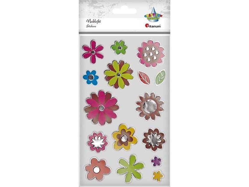 Titanum Folie-Stickers Blomster Mix 16 Stk