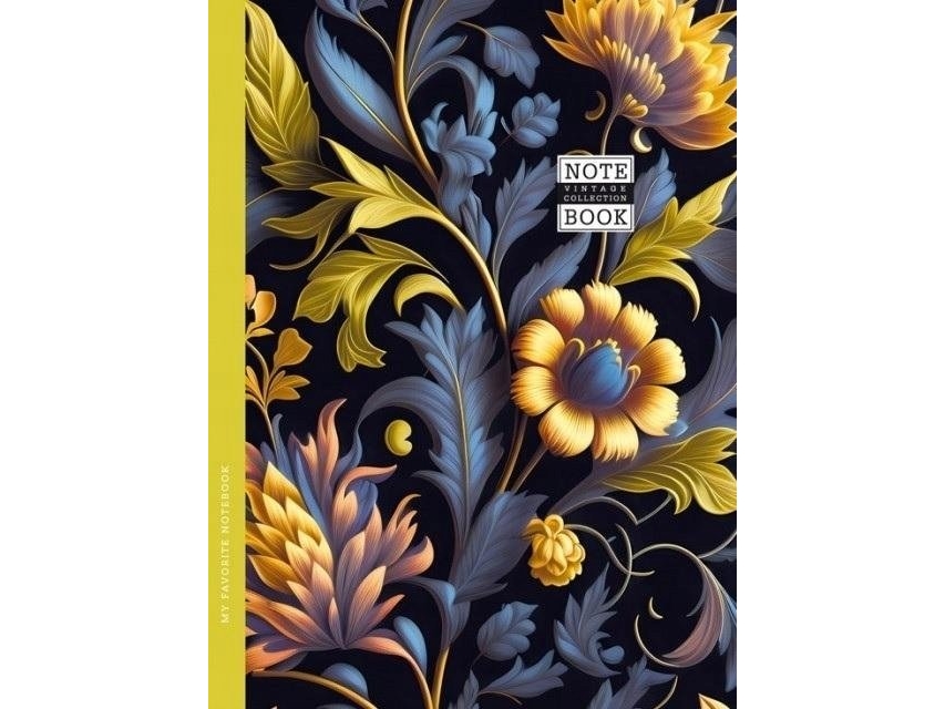 Fresh Dekoratives Notizbuch 143X200/64K Gitter Tw Flora Fresh