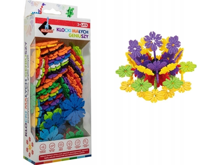 Askato-block för små genier - blommor