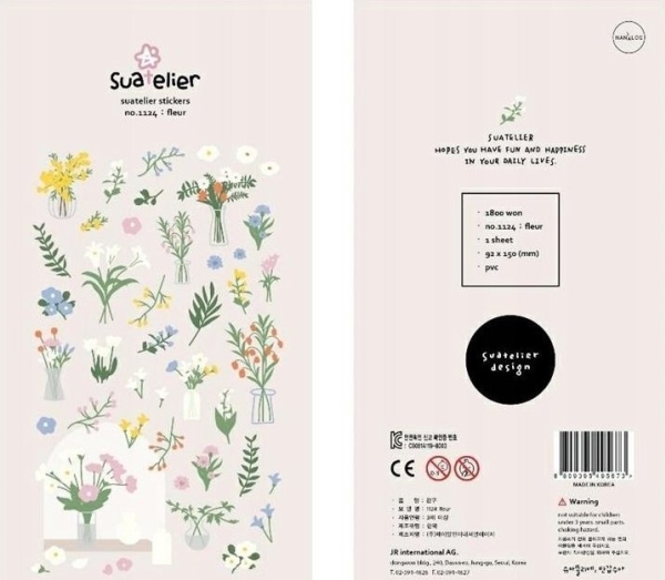 Appree Dekorative Aufkleber Wildblumen