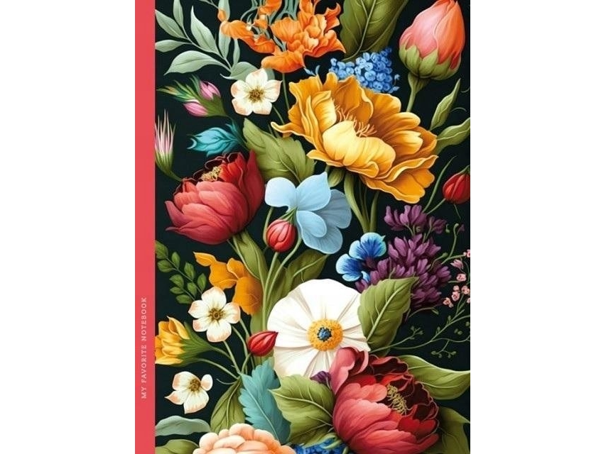 Fresh Dekoratives Notizbuch 143X200/48K Gitter Tw Flora Fresh |