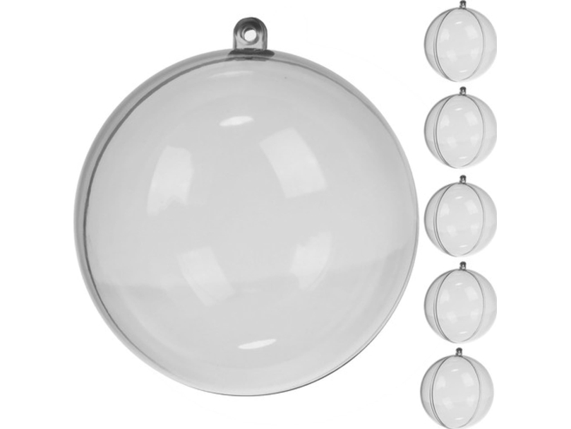 Ruhhy julgranspynt transparent 10 cm set om 5 st Ruhhy 22276 | Julen - För julgranen - Julgransdekorationer | GameStuff