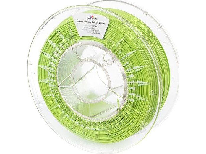 Spectrum Filaments 80241 Pla Matt Filament Pla-Mat Mat 1.75 Mm 1000 G Lime Green, Grøn (Mat) 1 Stk