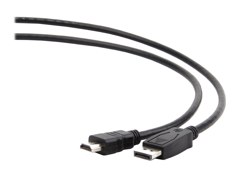 Gembird Cablexpert Cc-Dp-Hdmi-6 - Adapterkabel - Displayport Männlich Zu Hdmi Männlich - 1,8 M (Cc-Dp-Hdmi-6)