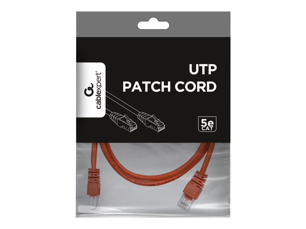 Gembird - Patchkabel - Rj-45 (Stecker) Auf Rj-45 (Stecker) - 1 M - Cat 5E - Geformt - Rot