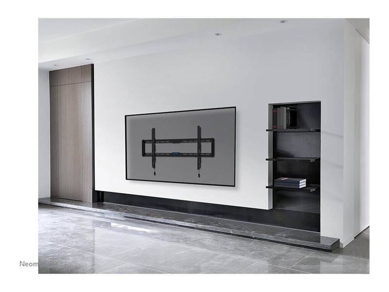 Neomounts Wl30-550Bl18 Tv-Wandhalterung 43-86" - Ultraflach - Einfache Installation, 109,2 Cm (43"), 2,18 M (86"), 100 X 100 Mm, 800 X 400 Mm, Stahl,