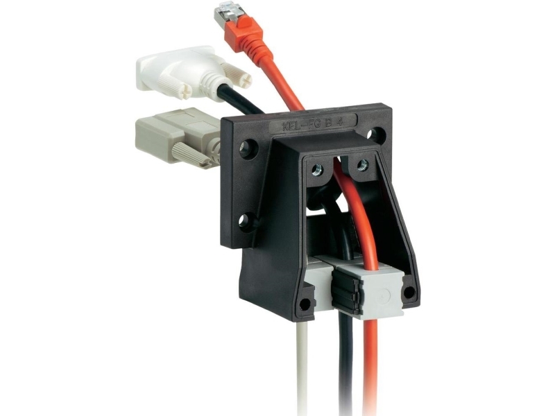 Icotek Kel-Fg B4 Kabel-Einführungsrahmen Mit Zugentlastung Klemmdurchmesser (Max.) 34 Mm Polyamid Schwarz 1 Stk