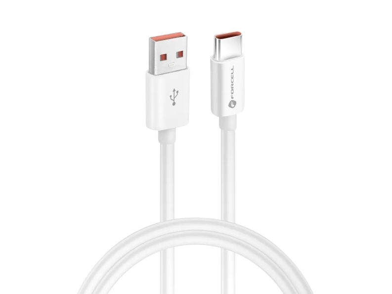 Usb-Kabel Forcell Usb-A Auf Usb-C 1 M Weiß