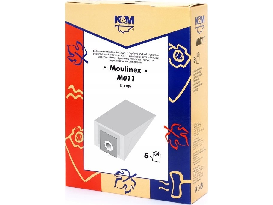 Støvsugerposer König & Meyer Worki Pap, 5 Stk, K&M M011 Til Mulinex