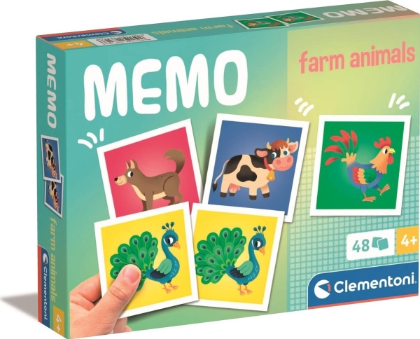 Clementoni Memo Farm Animals 18316 CLM Pud