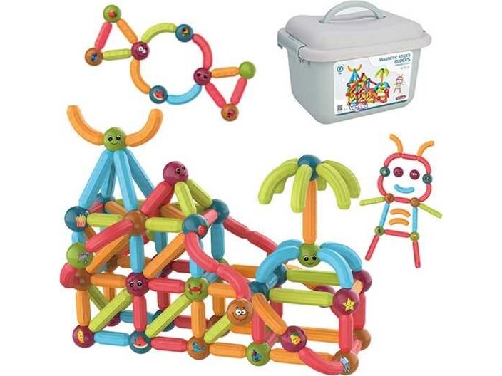 Woopie Magnetisches Konstruktionsset 128-Tlg. – Lernbausteine