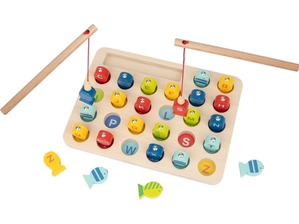 Tooky Toys Tooky Toy Žaidimas „Žuvų Gaudymas“ Su Abėcėlės Raidėmis, 29 Vnt.