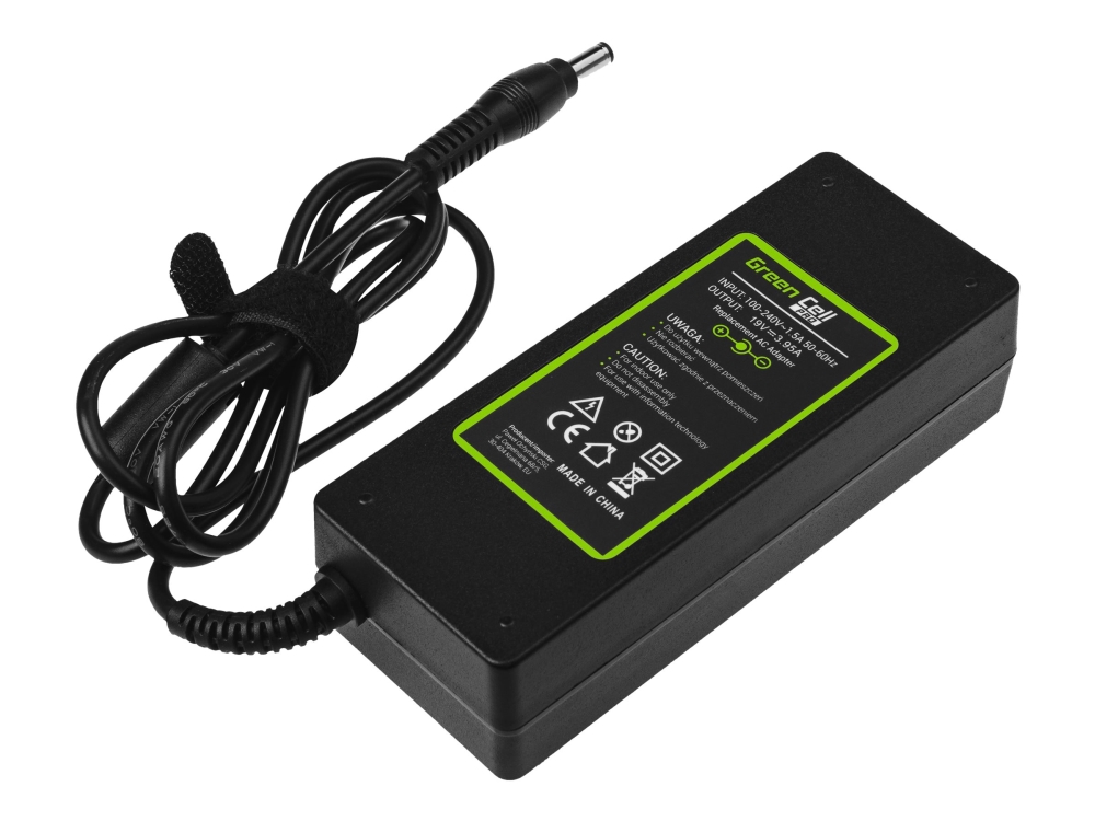 Green Cell Pro - Strømforsyningsadapter - Ac - 75 Watt - Sort - For Toshiba Satellite A100, A200, A300, L300, L40, M600