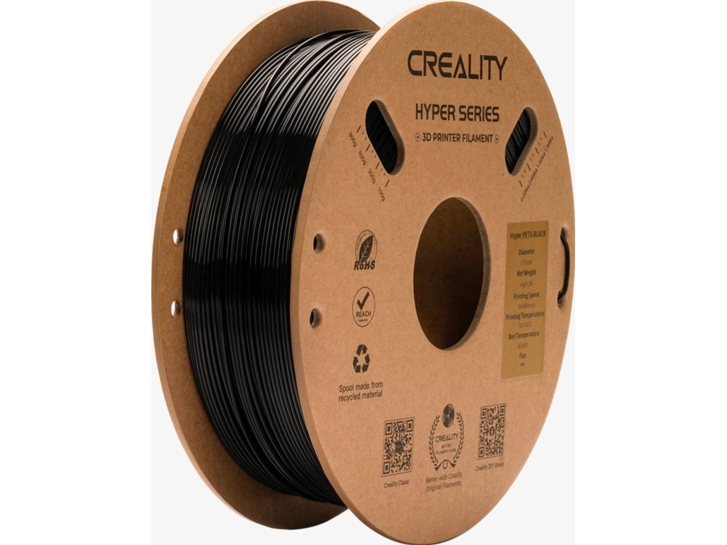 Creality Creality Filament Hyper Petg, 1Kg, 1,75Mm, Black (3301030043)