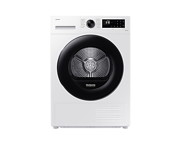 Samsung Dv80cgc0b0aeeg Fristående Frontmatad Varmepump Vit Rotations Höger