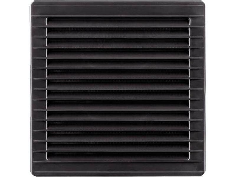 airRoxy fyrkantigt ventilationsgaller grafit 120 airRo | Ventilation & Klimat - Ventilationstillbehör - Utblås Galler | GameStuff