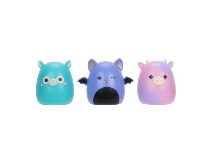 Squishalongs legesæt 3 x 2,5 cm, 9 møbler, On the Go Party Pack