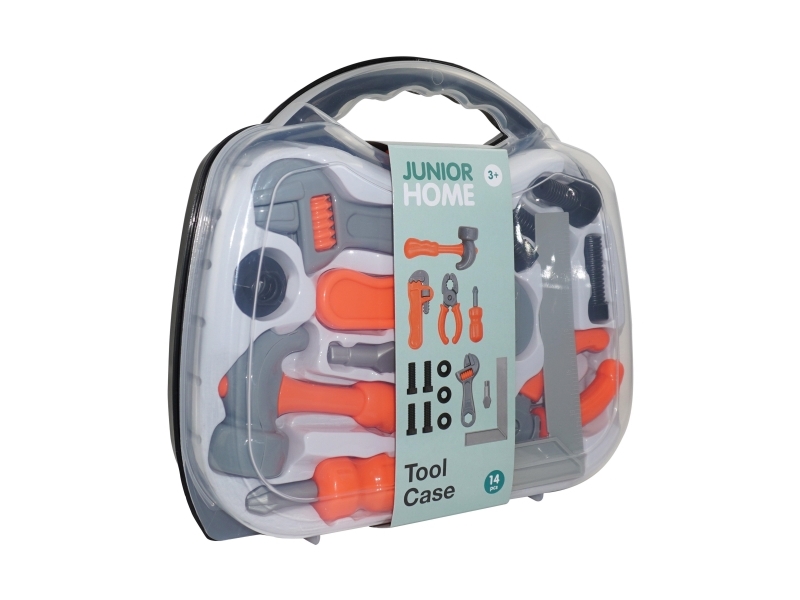 JUNIOR HOME Tool Case 14 pcs | Leksaker - Rollek | GameStuff