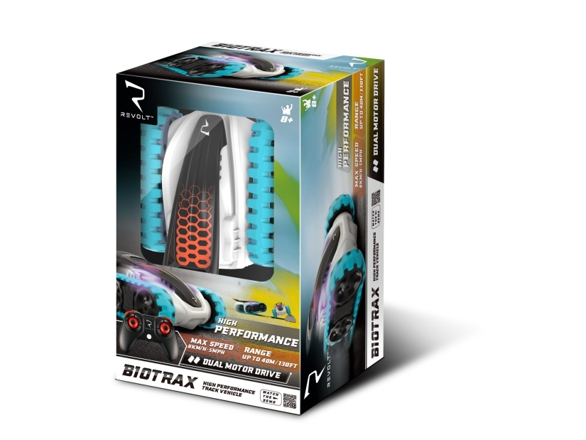 REVOLT R/C Biotrax 360 Spins 11 cm Blue | Leksaker - Radiostyrda leksaker - Bilar och akutbilar | GameStuff
