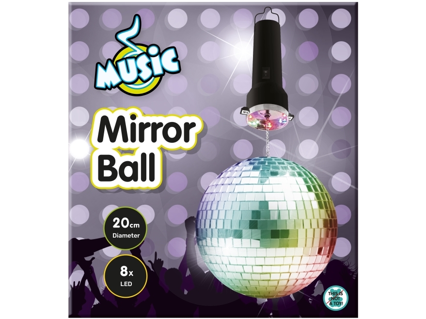 Music Mirror Ball 20Cm