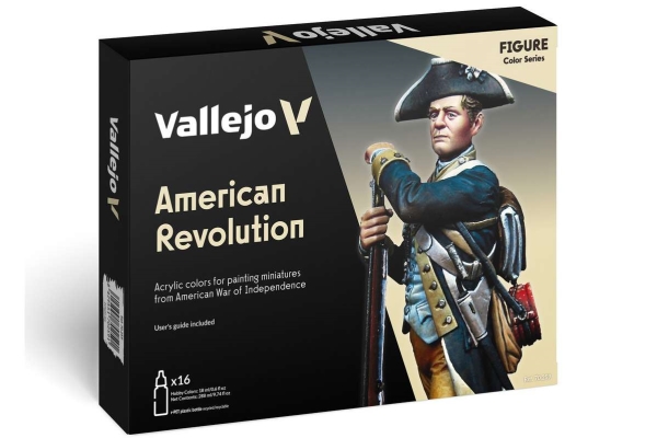 Vallejo Model Color - Figure - American Revolution (16 x 18 ml) | Hobby - Färg vattenbaserad - Modell Färg | GameStuff