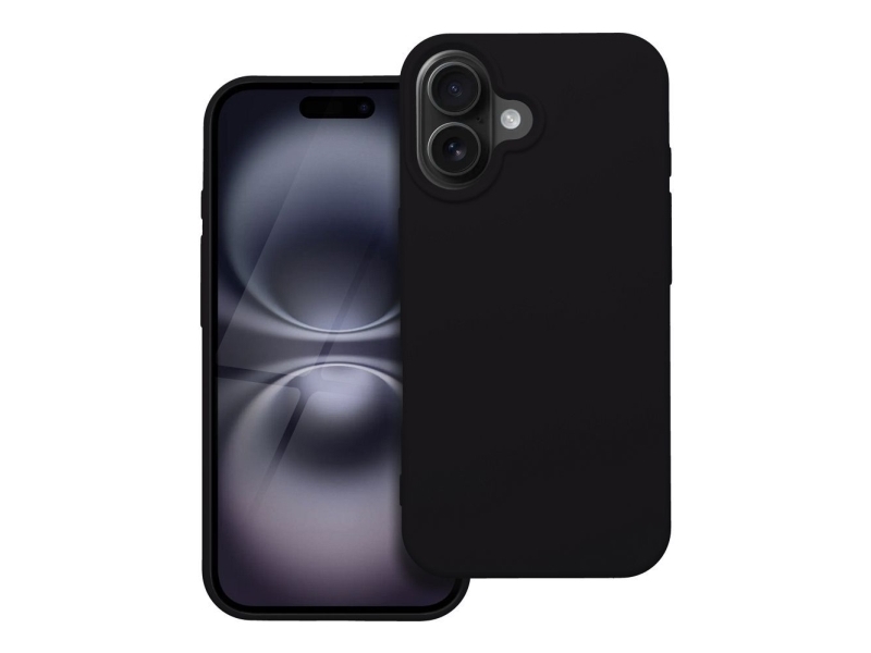 Sort bagcover til iPhone 16 Pro Max