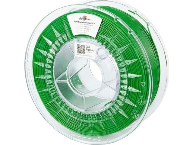 Spectrum Filaments 80923 Huracan Pla Fresh Green Filament Pla-Plast Highspeed Filament, Forhøjet Extrusionsrate 1.75 Mm 1000 G Grøn 1 Stk