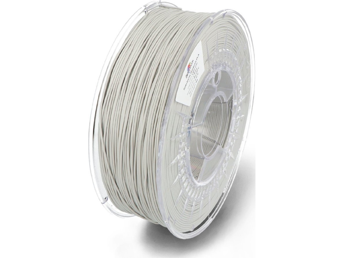 Spectrum Filaments 80924 Huracan Pla Light Grey Filament Pla Kunststoff Highspeed Filament, Erhöhte Extrusionsrate 1,75 Mm 1000 G Hellgrau 1 Stück