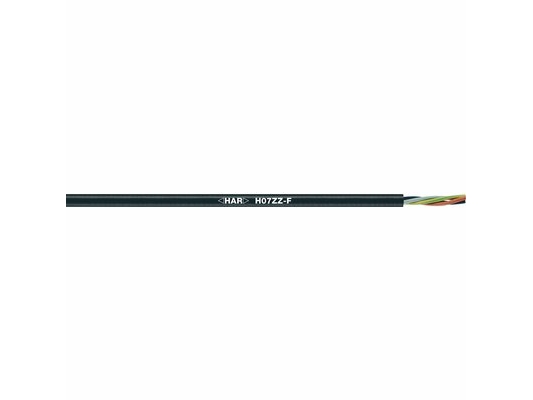 Lapp H07ZZ-F, 100 m, Sort, 43,2 kg/km, 125 kg/km, 2500 V, 1,5 mm²