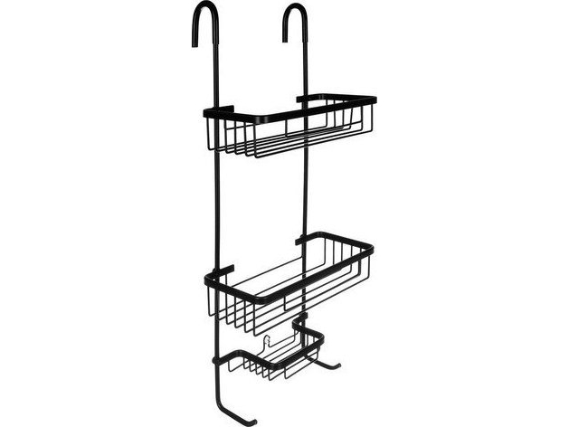 Malatec Duschkorb Rechteckig Schwarz (00016723)