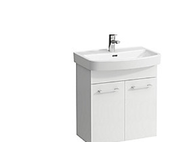 Laufen Kompas Møbelpakke - Kompas Møbelpakke 60 Cm, 2 Låger. Mat Hvid