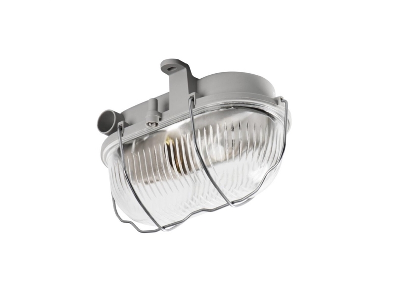 Kanlux Kanalarmatur Milo 7040T 1 x 60 W E27 IP43 grå (70522)