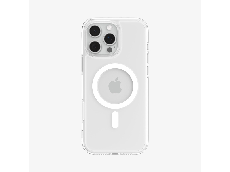 iPhone 16 Pro Max Spigen Crystal Hybrid Deksel - MagSafe Kompatibelt - Gjennomsiktig