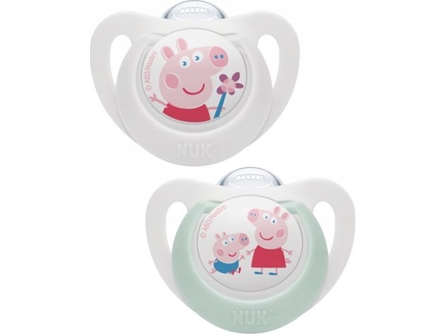 Nuk Sut Peppa Pig Star 6-18 M. 2 Stk