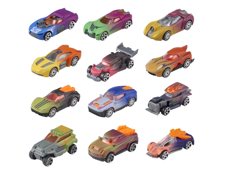 Teamsterz Farbwechsel-Druckguss-Bil - 3Er-Pack