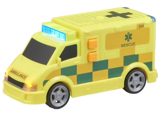 Teamsterz liten ambulans med L&S gul leksak | N - A | GameStuff