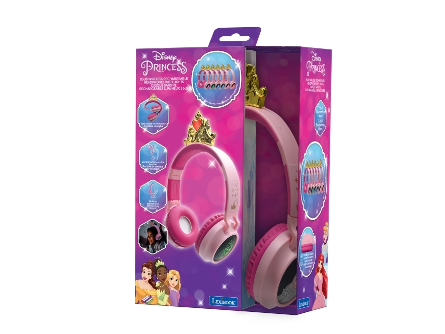 Disney Princess Bluetooth Headphones With Lights