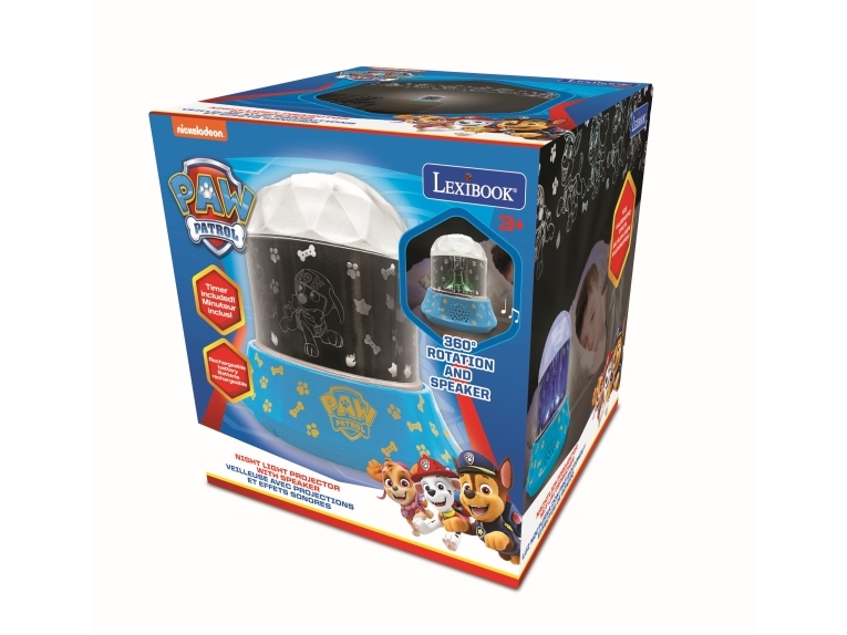 Paw Patrol Nattlampa Projektor med Högtalare | Annan belysning - Dekorativ belysning | GameStuff