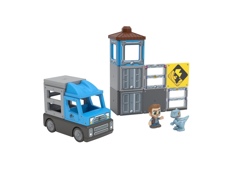 Tile Town Jurassic World Dino Redning, Magnetisk byggesæt 22 dele
