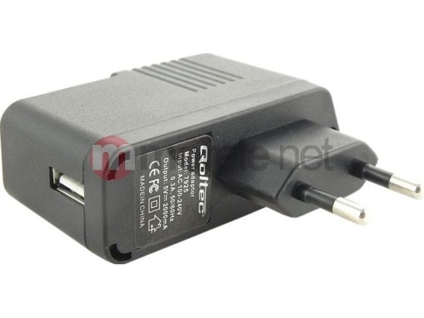 Qoltec Usb-A Oplader 1X Usb-A 2 A (7925Ladsieciusb)