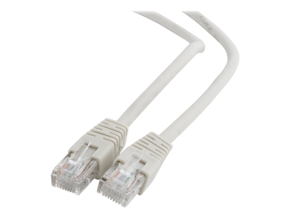 Cablexpert - Patchkabel - Rj-45 (Stecker) Auf Rj-45 (Stecker) - 25 Cm - Utp - Cat 6 - Geformt, Verseilt - Grau