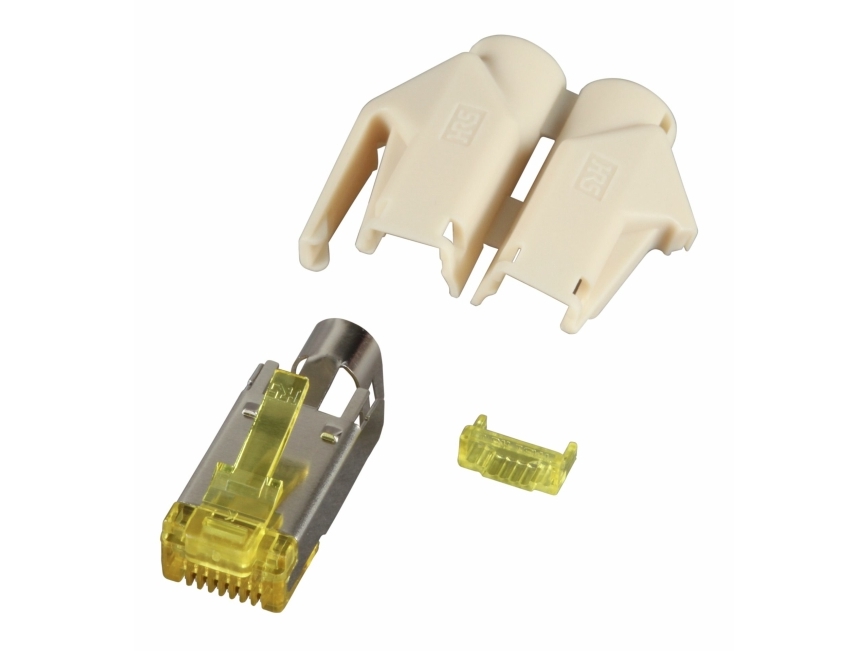 Efb Elektronik H7642.1-100, Rj-45, Beige, Hanstik, Lige, Cat6a, S/Utp (Stp)