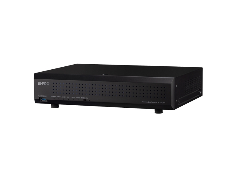 i-PRO 16-Channel. Network Recorder NVR with a build-in PoE+ switch for 16ch., 16 kanaler, 3840 x 2160 pixel, AAC-LC, G.711, MP4, Digital zoom, 60 fps, Opdelt skærm