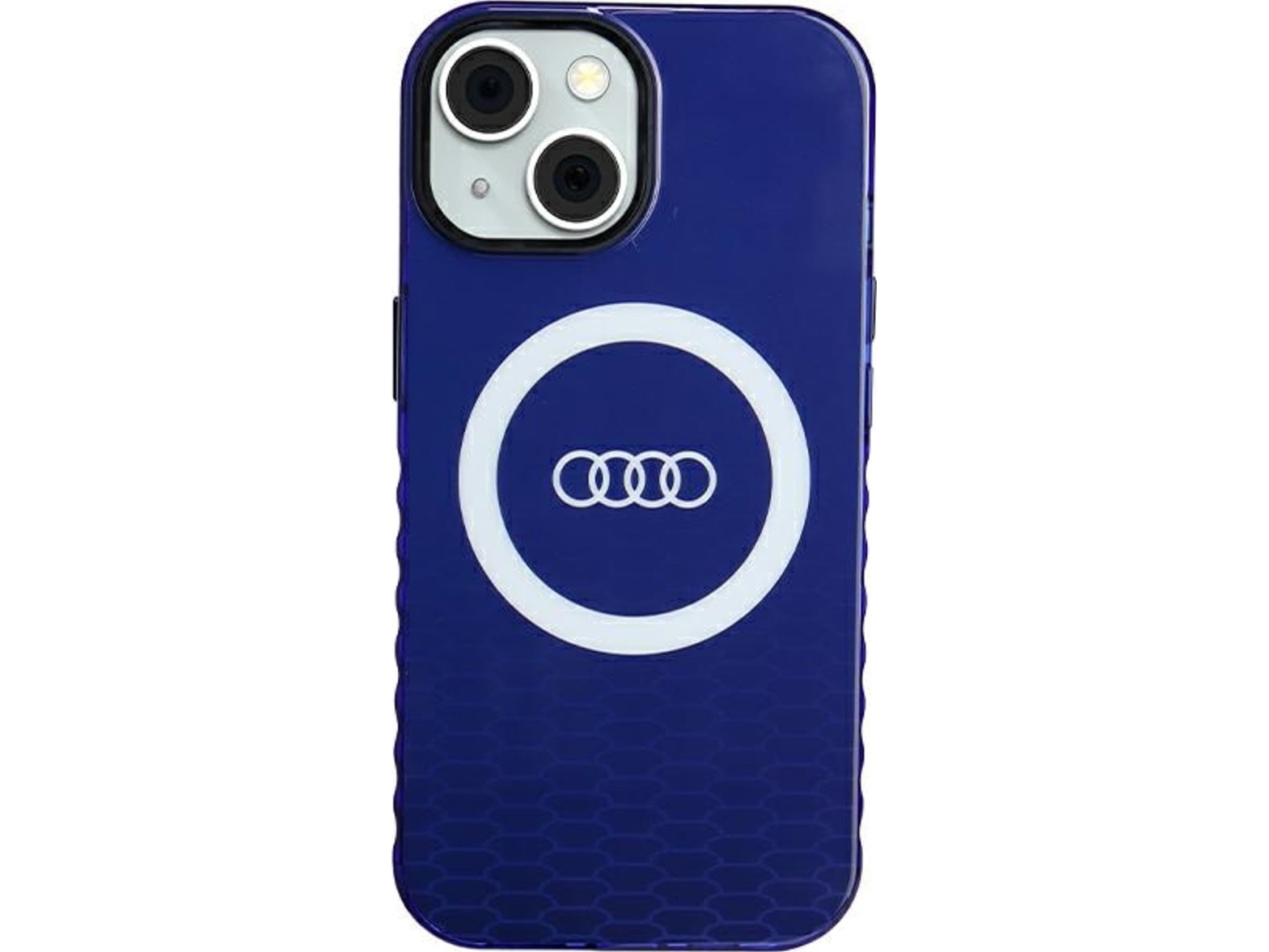 Audi Cap Til Iphone 15 6,1&Quot Blå Iml Big Logo Magsafe-Etui