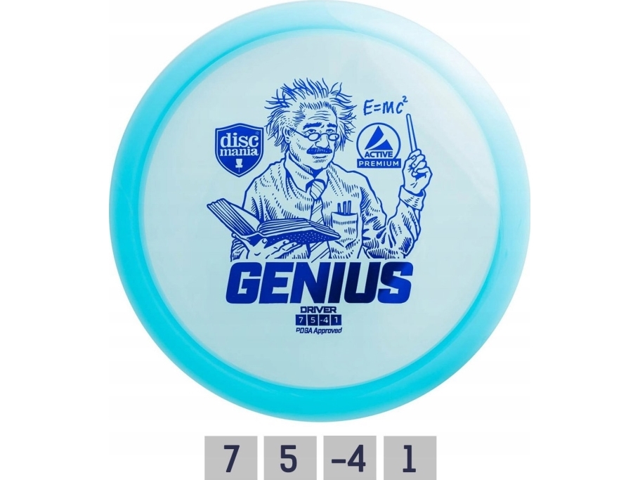 Discmania Diskgolfo Diskas Fairway Driver Genius Active Premium Mlyna